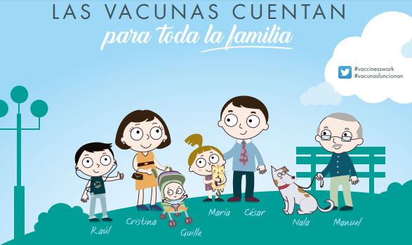 Las vacunas cuentan para toda la familia