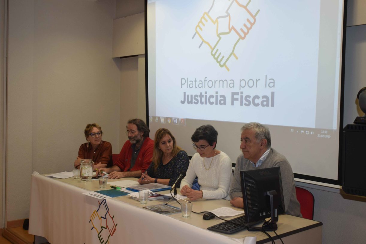 conmemoración el próximo 20 de febrero del Día de la Justicia Social, la Plataforma por la Justicia Fiscal,