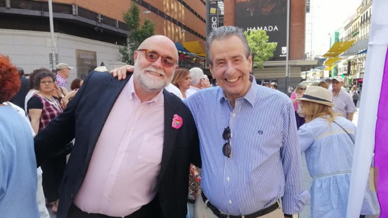 Federico Armenteros presidente de Fundacion 26D y José Carlos Baura Vocal de UDP