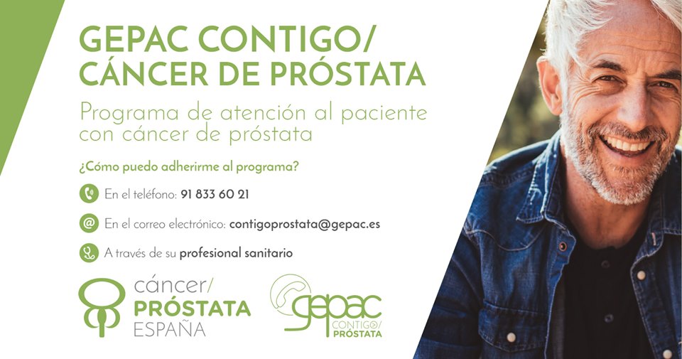 GEPAC LANZA UN PROGRAMA DE APOYO A PACIENTES CON CÁNCER DE PRÓSTATA
