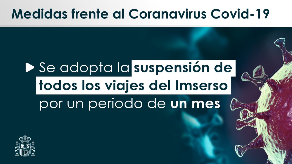 Suspendidos los viajes del Imserso