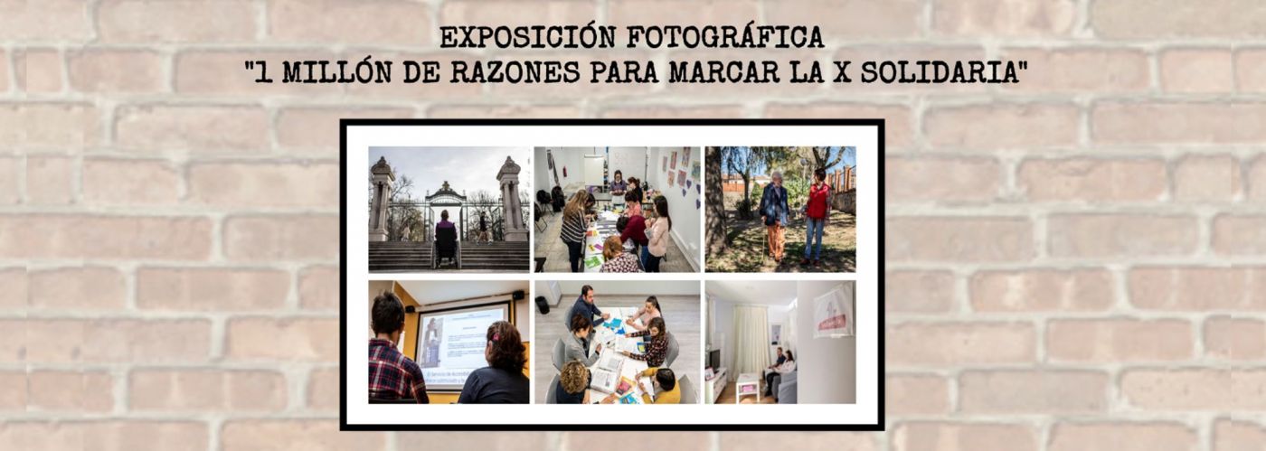 Exposición virtual "X Solidaria": Ayudar a millones de personas con un sencillo gesto