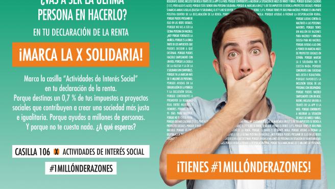 La “X Solidaria” es más importante que nunca: márcala antes del 30 de junio en la declaración de la renta