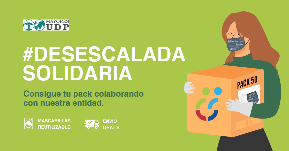 Mascarillas solidarias. colabora con UDP
