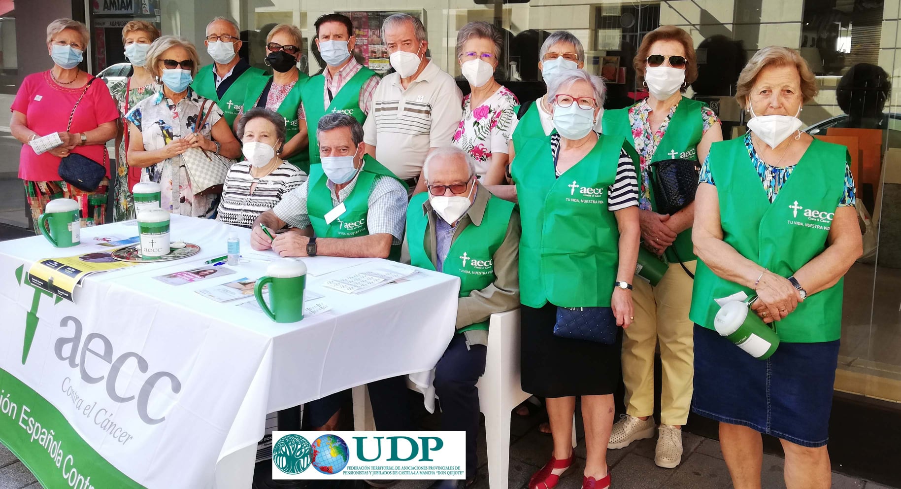 El Voluntariado de UDP Castilla La Mancha colabora con la AECC