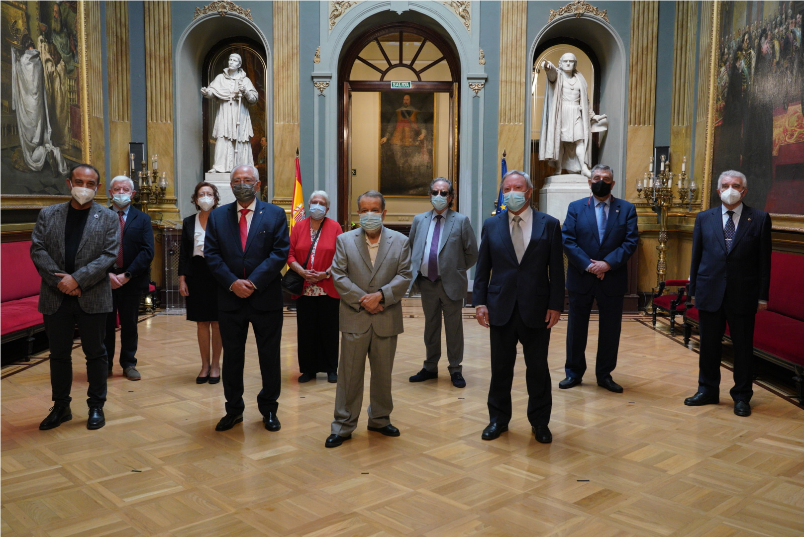 Presentación de la Plataforma de Mayores y Pensionistas en el senado