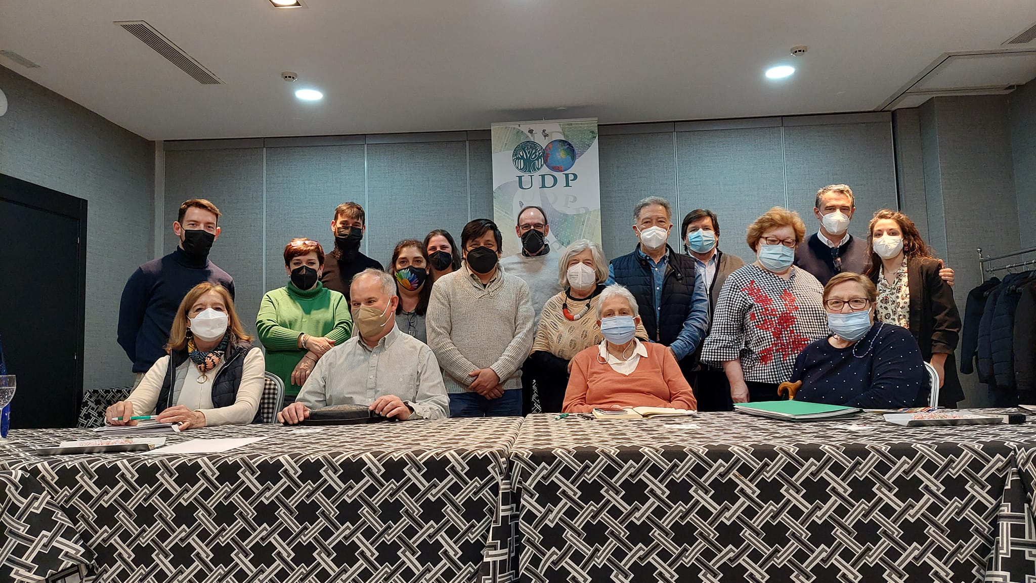 La Junta Directiva de UDP se reúne con el equipo laboral para marcar la ruta del año 2022