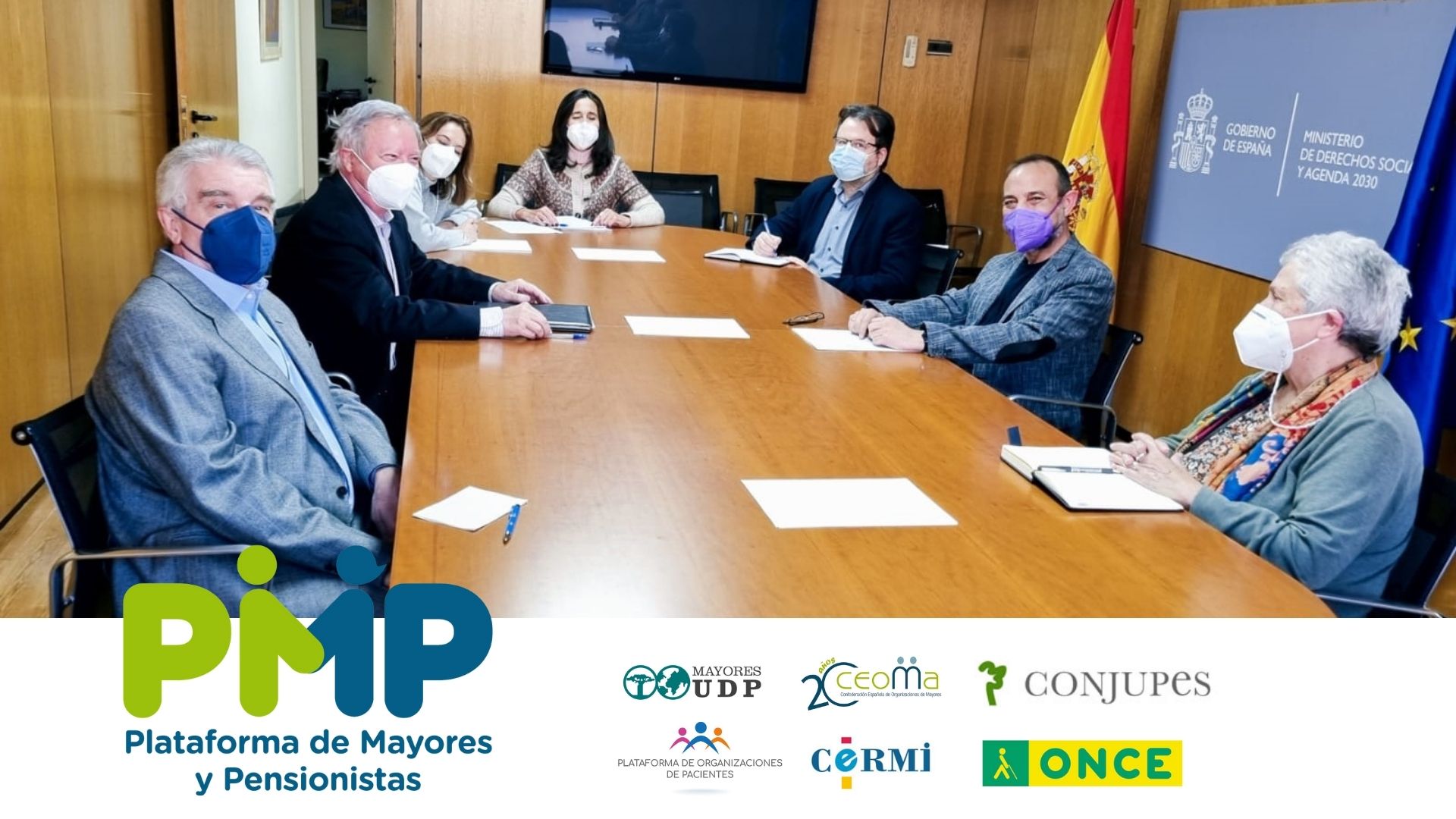 La PMP se reúne con el IMSERSO para abordar el problema de la exclusión financiera￼
