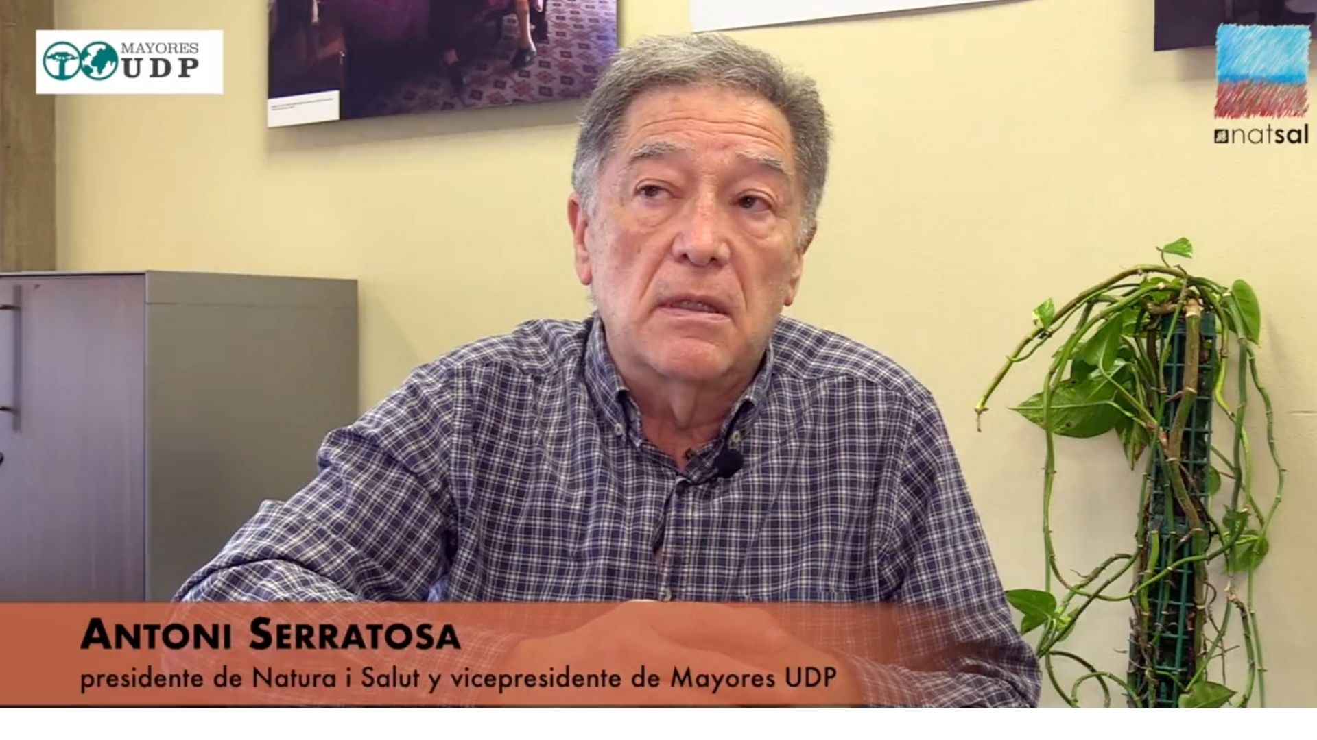 Más vida a los años, por  Antoni Serratosa vicepresidente de UDP