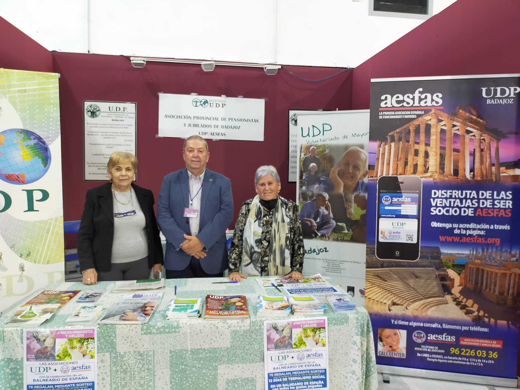 UDP de Badajoz, en la 23º edición de la Feria de las personas mayores de Extremadura 