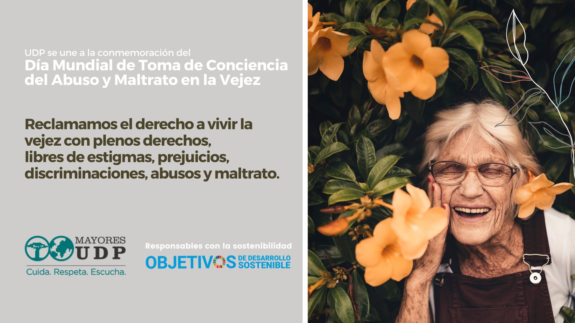 15 de junio, Día Mundial de Toma de conciencia del Abuso y el Maltrato en la vejez