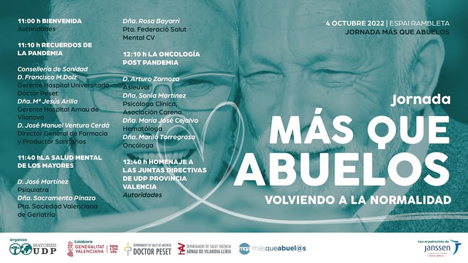 UDP Valencia, organiza la "jornada más que abuelos"