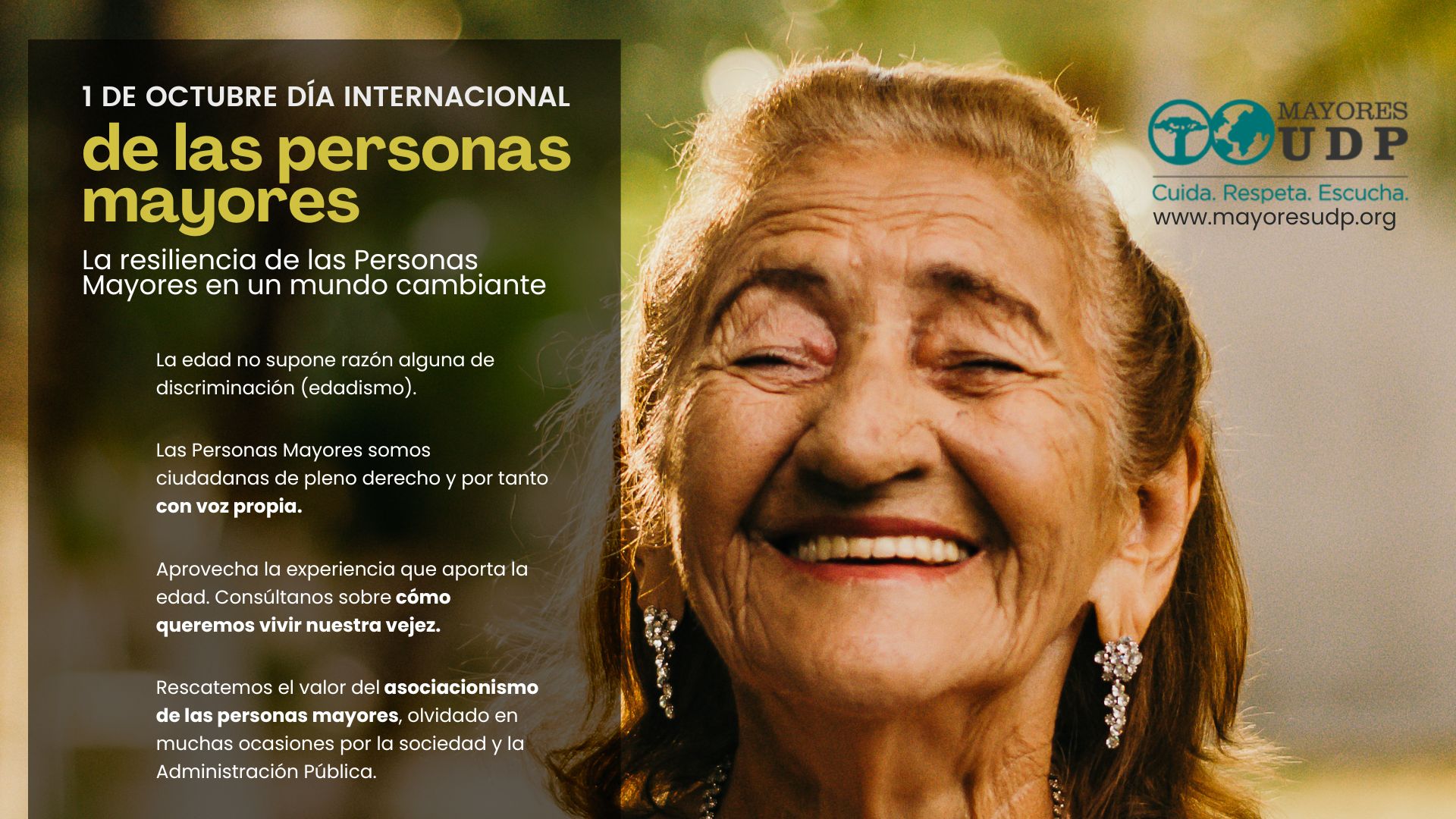 UDP conmemora el Día de las Personas Mayores