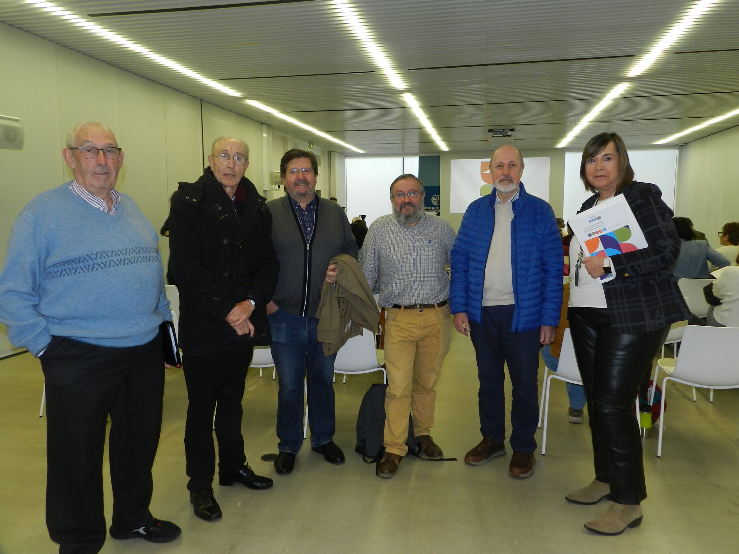 Guía “Bizitza Betea” con la Participación de la Junta Directiva de Euskofederpen