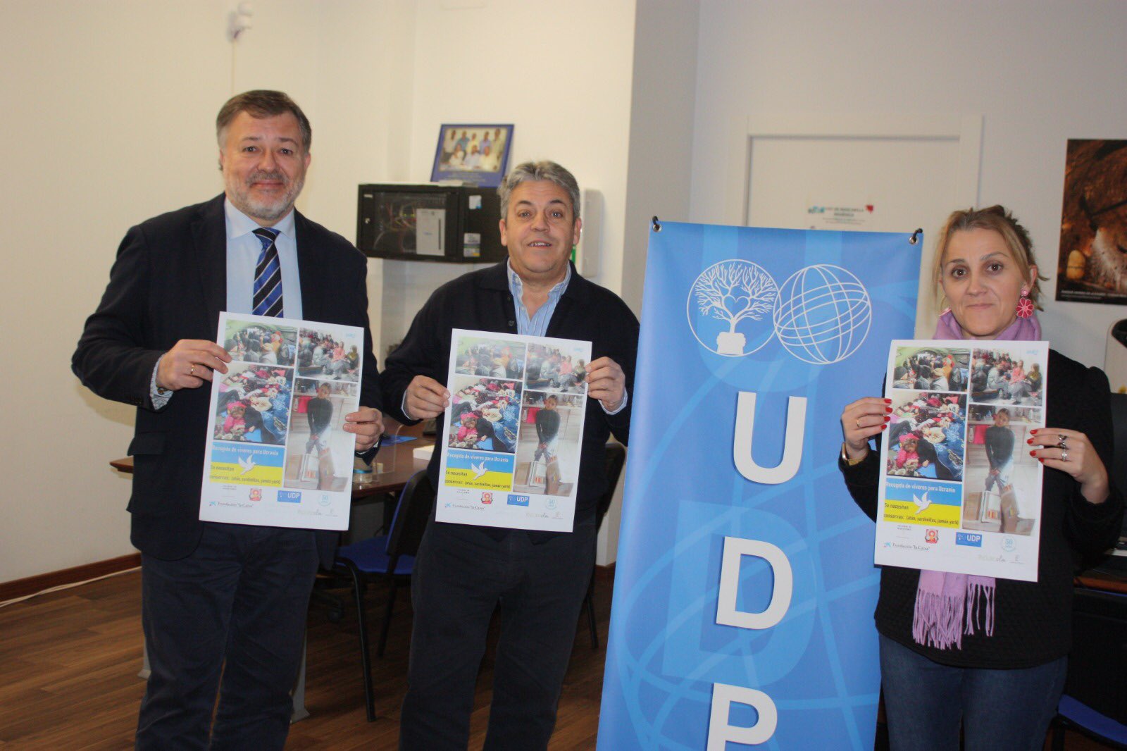UDP Cuenca se suma a la campaña de recogida de alimentos para Refugios de Ucrania