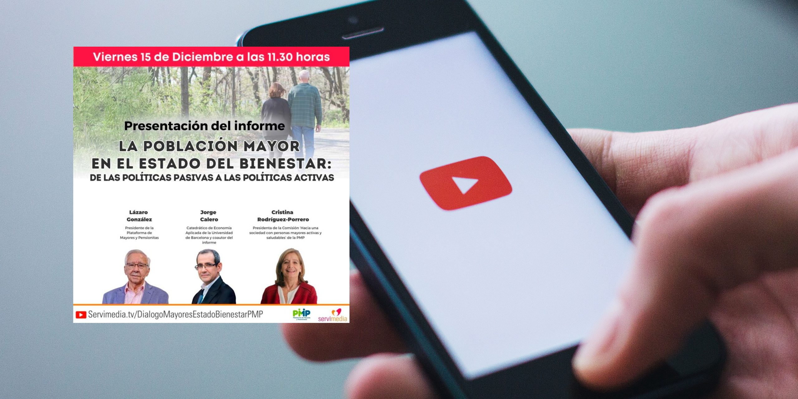 Sigue en directo la presentación del informe: La población mayor en el Estado del bienestar: de las políticas pasivas a las políticas activas’