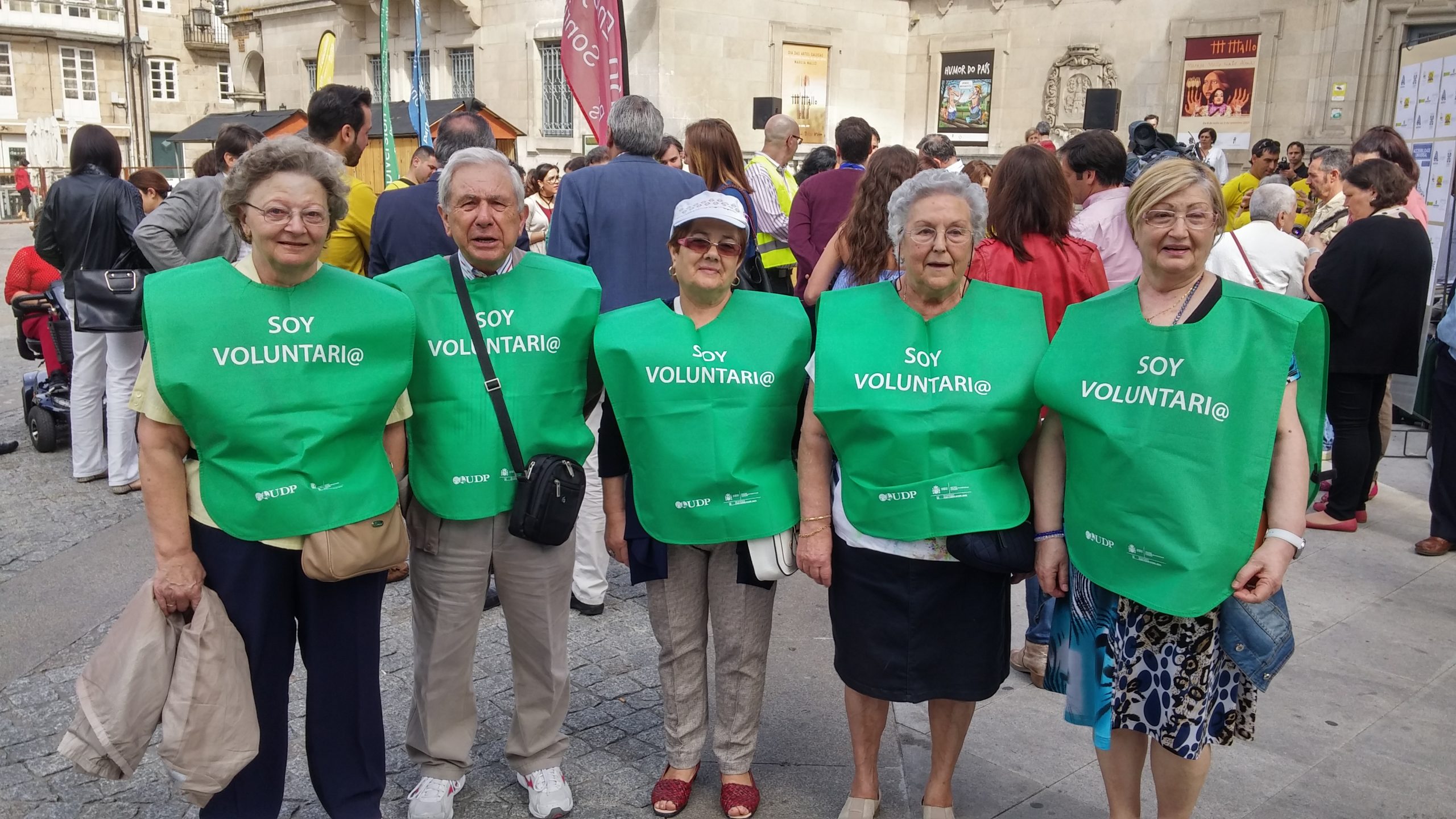 Voluntarios de UDP, en Galicia